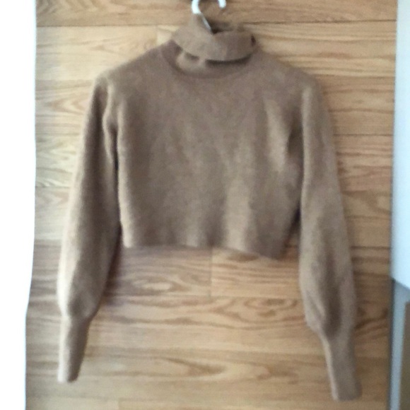 Reformation Luisa pure cashmere crop sweater S - Picture 2 of 6